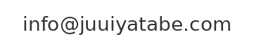 info@juuiyatabe.com