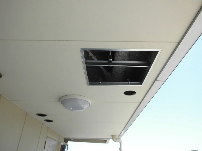 工事前の雨樋・集水器まわりの状況