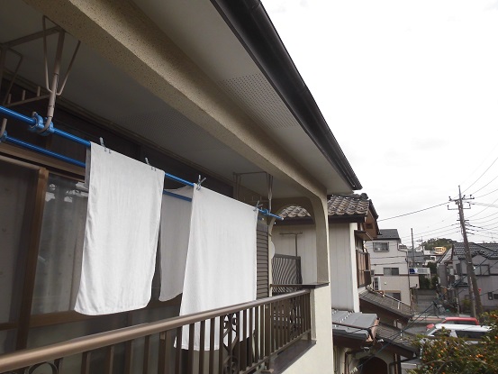 軒天と破風部分