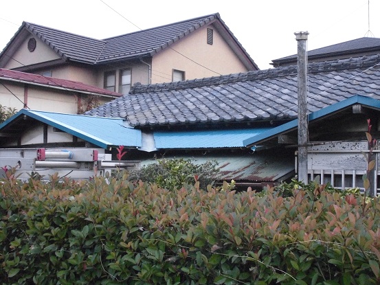 葺き替え完成後の屋根