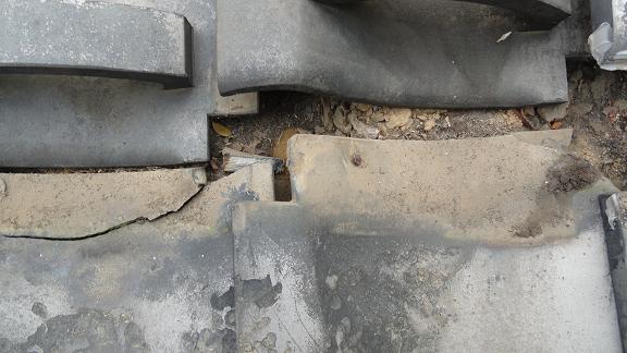 清掃・防水紙敷き込み・新しい瓦桟取り付け後の状態