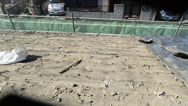 清掃後の屋根面の状態